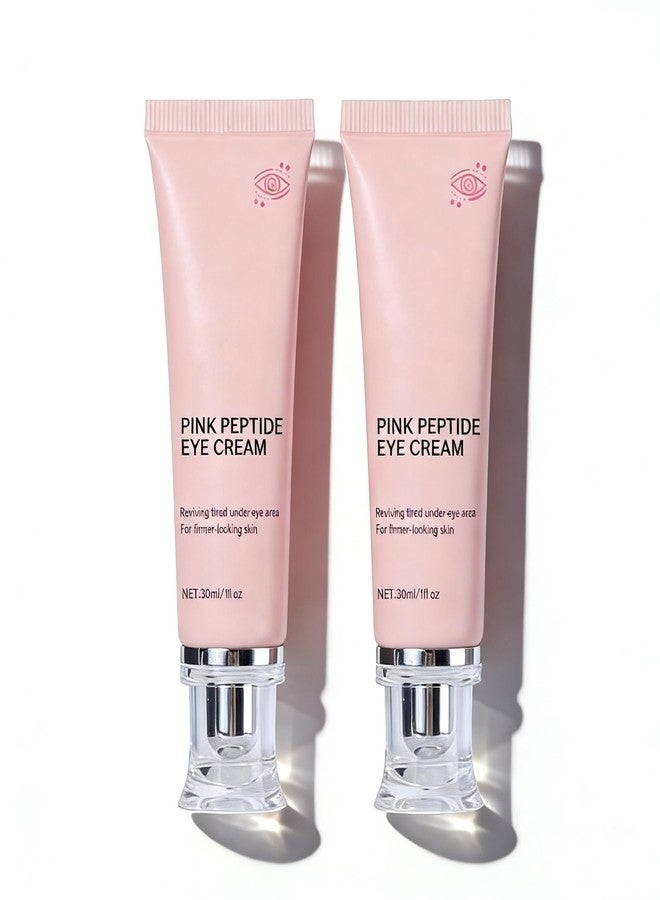Emgmcp PDRN Pink Peptide Eye Serum, Hydrating & Firming Under Eye Cream for Dark Circles & Puffiness - Anti-Aging Treatment with Retinol Reduces Fine Lines, Wrinkles, Bags and Uneven Skin Tone (2pc) - Image 1
